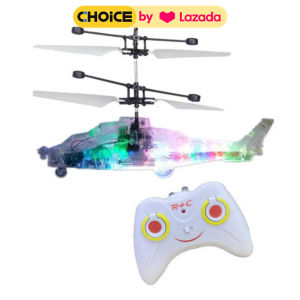 Mainan Anak RC Helikopter Terbang L.E.D Sensor Tangan