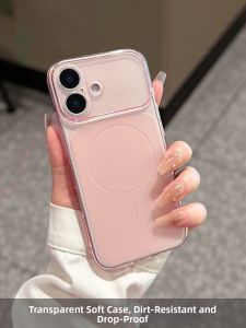 YOUSIDUN | Transparent Matt Large Window iPhone Case