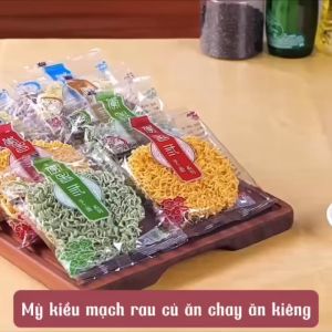 Mì Kiều Mạch Rau Củ Quả Mì Ăn Liền Ngũ Sắc Thành Phần Từ Các Loại Rau Củ Nhà Trồng Phù Hợp Cho Người Ăn Kiêng Ăn Chay