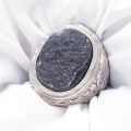 Batu Meteor Agni Manitite - Batu Satam | COD Bisa | Cincin Batu Akik Ring 5-10. 