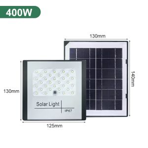LuzNest Solar Flood Light Outdoor Waterproof Lights With Panel Original With Remote Control Heavy Indoor Light Solar Led Flood Lamp