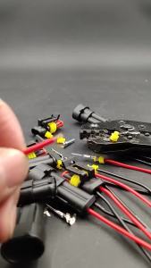 10 Sets of Micro Connectors with 2-Pin and 3-Pin Male Plug Cables with Female Connector