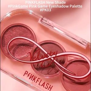 Pinkflash 3 Shades Eyeshadow Palette Giltter High Pigment Easy To Blend Lasting | Eyeshadow Palette Mata