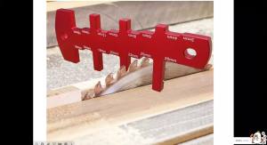 FNICEL | Table Saw Height Gauge Aluminum Router Depth Gauge Tool For Router Table Precision Measuring Tools Setup Cutting Blade