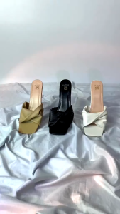 2025 Korean Style 2 inches Heel Height Classic Elegant Retro High Heels Sandals for Women Casual Simple Party Sandals OOTD Party Valentines Gift#FT401