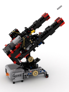 Domestic Engineer Little Engineer High Caliber Cannon Robot Assembly Toy Electric Set MOC Building Blocks for Teens And Adults