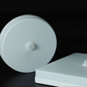 LCMKR LED เซ็นเซอร์ ตรวจจับความเคลื่อนไหว 18W 24W 36W โคมไฟเพดาน ทรงกลม สแวร์ 18W 24W 36W