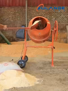 1500W Electric Concrete Mixer Mesin Bancuh Simen Concrete Cement Mortar Mixer Household Small Horizontal Mixer
