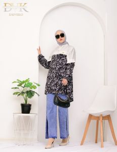 COD-KENZO BLOUSE WANITA IMPOR BAHAN COTTON LINEN-BLUS WANITS TERBARU 2023