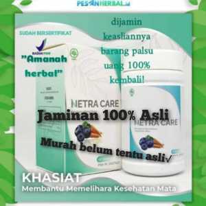 NETRA CARE ISI 60 KAPSUL 100% ASLI UNTUK MATA KATARAK & RABUN