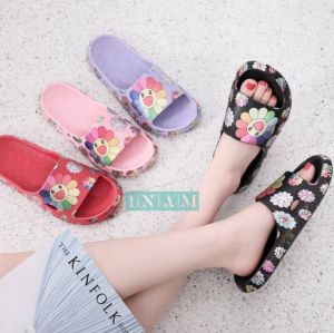 1Nam New Original Fashion Massage Slides For Women Summer Shoes Outside Soft Thick Sole Comfortable Slippers Shoes Hot Sale
