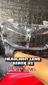 LEGITMOTO AEROX V2 HEADLIGHT LENS L-11245 CLEAR FLASHER LENS COVER FOR YAMAHA AEROX V2 MOTORCYCLE SPEEDMOTO