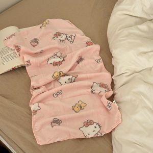 Khăn Tắm Hình Mèo KT Hoạt Hình Nhanh Khô Nhanh Khăn Tắm Cho Nữ Khăn Tắm Phòng Ký Túc Xá Chất Liệu Nhung San Hô