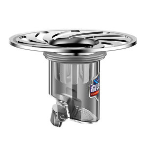 MONLEYTA | German Drain Cover Hair Filter Net Anti Odor Core 304 Stainless Steel Bathroom Universal Sewerage System Drainage Accessory