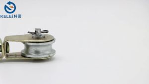 5PCS single fixed pulley Ball bearing wheel Long clip hanging wire pulley for Hanging Lifting crane pulley Roller replacement