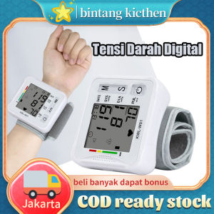 (Pengiriman cepat)Tensi Digital Alat Pengukur Tekanan Darah Tensimeter Digital Pengukur Tekanan Darah Sphygmomanometer with Voice/Alat Cek Tekanan Darah Otomatis/ Alat Tensi Tekanan Darah / Monitor Tekanan Darah / Alat Tensi Darah Digital