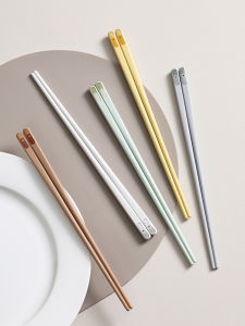 Bộ 5 Đôi Thìa Hợp Kim Kháng Khuẩn Cao Cấp Dùng Tại Nhà Chống Trượt Chống Mốc Chịu Nhiệt Độ Cao Thiết Kế Đơn Giản Họa Tiết Hoạt Hình