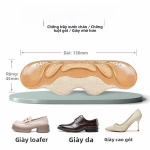 XIANZHAO | Miếng dán chống trượt giày lười nữ vô hình chống mài mòn Miếng đệm trong suốt chống trượt Miếng dán đế giày cho phụ nữ mùa hè 2024