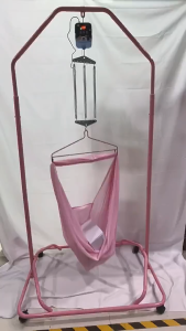 Electric Baby Cradle Swing – Smart Remote Control Soothing Hammock System with 9 Speeds & Timer