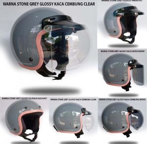 Helm Bogo Wanita Dewasa Bogo SOLID HIJAB FULL Leher SNI berkualitas