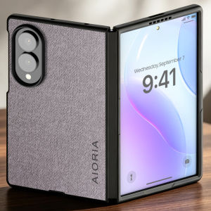 Case for Samsung Galaxy Z Fold 8 Textile Leather Fashion Soft TPU Hard PC 3 in1 material for Galaxy Z Fold 8 Case funda Coqua