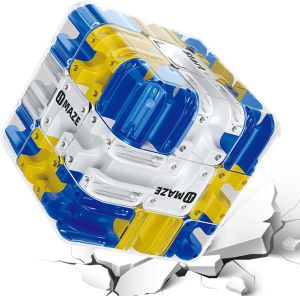 Maze Puzzle Roller Ball Challenge Game Maze Cube for Classroom Party Birthday School Travel Brain Teaser Logic Thinking Toy Gift