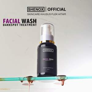Shenox Skincare Flek Hitam Facial Wash Dark Spot Traetment - Sabun Penghilang Flek Hitam - Sabun Muka Flek Hitam BPOM