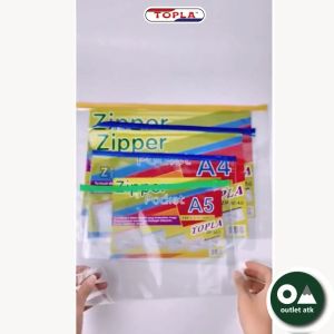 Zipper Pocket File Ziplock Topla A5