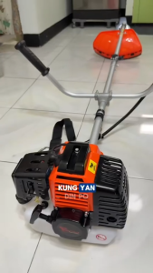 REAIM 52CC 2/4 Stroke Gasoline Grass Cutter Heavy Duty Brush Cutter Lawn Mower Trimmer with Full Accessories for Lawn Care Garden Land Clearing