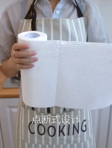 Kitchen Rag 50 Pcs Non-Woven Cleaning Rag Anti Oil Dish Wipe Tisu Dapur Pakai Buang
