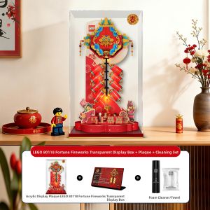 light your bricks | Lego Display Box Dustproof Storage 80118 Year of the Horse Spring Festival