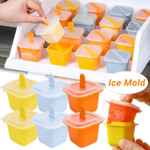 Multi Styles Silicone Ice Block Mold Ice Cube Maker DIY Square Ice Hockey Molds for Whiskey Juice Coffee Drinks Ice Cream