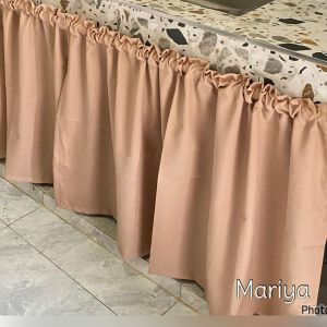 Mariya Plain Katrina Cloth Makapal Kitchen Sink Curtain Standard Size