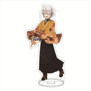 Bandai | 16CM Anime Acrylic Stand - Giáo Viên Hoảng Sợ Abe Haruaki Mikoto Sano Từ Ghoul School Cos Hình Đồ Trang Trí Quà Tặng Giáng Sinh