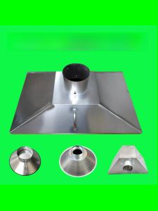 Stainless Steel Kitchen Exhaust Smoke Dust Collection Hood Industrial Waste Gas Extraction Ventilation Air Purifier Filter