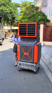 Quạt Điều Hòa Hơi Nước Công Nghiệp MAKI QF360 Dung Tích 160 Lít Công suất 1500W 4 Bánh Xe Di Chuyển Diện Tích Làm Mát Đến 180M2 Dùng Cho Công Nghiệp Diện Tích Lớn Đám Tiệc Sự Kiện Ngoài Trời