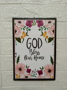 Hiasan dinding PVC God bless