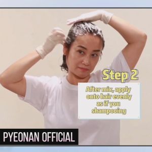 PYEONAN Speed Hair Color 1 Box 5 sachets cover grey and white hair New Version