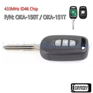 2 / 3 Buttons Remote Car Key Fob 433MHz ID46 Chip for Chevrolet Holden 5 7 Captiva 2008-2013 for Opel Antara 2006 2007 2008 2009