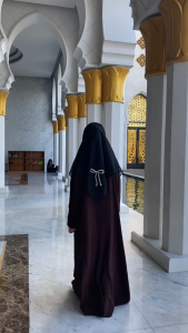 Rstore Abaya Semi Kaftan Kain ANTI UV Busui Frendly Whudu Frendly Gamis Wanita Dewasa Muslim Casual Formal