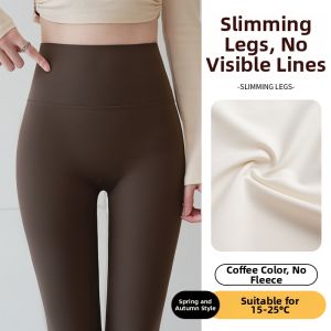 MiiOW | Thermal Insulated Fleece Lined White Leggings Women Cotton Trousers for Winter & Yoga