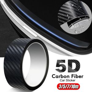 5D Carbon Fiber Vinyl Car Wraps Matte Car Wrap Glossy Black Vinyl Wraps PVC Self Adhesive Stickers