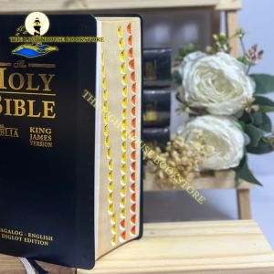 DIGLOT PARALLEL KJV BIBLE ENGLISH TAGALOG / HOLY BIBLE / KING JAMES VERSION BIBLE / ANG BIBLIA /SOFT LEATHER BIBLE