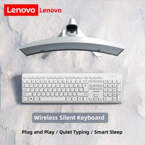 Lenovo | Silent Wireless Keyboard and Mouse Set for Office