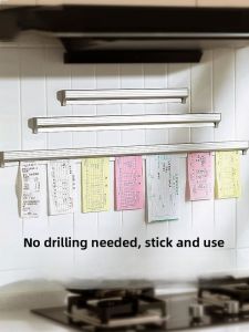 Deli Aluminum Alloy Clip Order Fast Food Takeaway Menu Holder Kitchen Document Clip Long Tail Clip Business Supplies