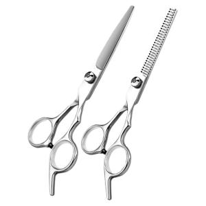 Qiman | Professional Haircut Scissors Hair Thinning & Bangs Cutting Tool Home Use Set