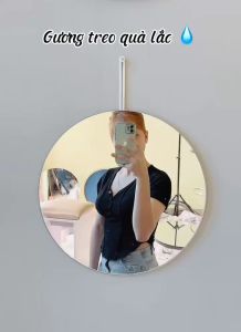 Gương treo quả lắc không viền ❌𝐇𝐚̀𝐧𝐠 𝐜𝐨́ 𝐬𝐚̆̃𝐧 ❌ gương decor phòng siêu xinh