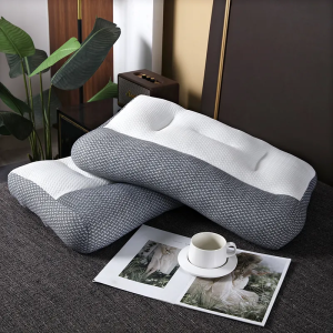 【Ship In 24h】 Comfortable Neck Supportive pillow New upgraded version 1300g Soft Memory Neck Pillowhave good sleep qualityHigh density woven fibers Machine washable 48*74cm