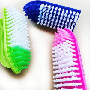 Bàn chải nhựa bàn chải giặt đồ cọ rửa nhà tắm vệ sinh cầm tay tiện lợi-NIEVE