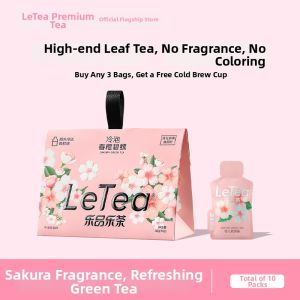 LEPINLECHA | Cold Brew Sakura Biluochun Floral Tea Bags